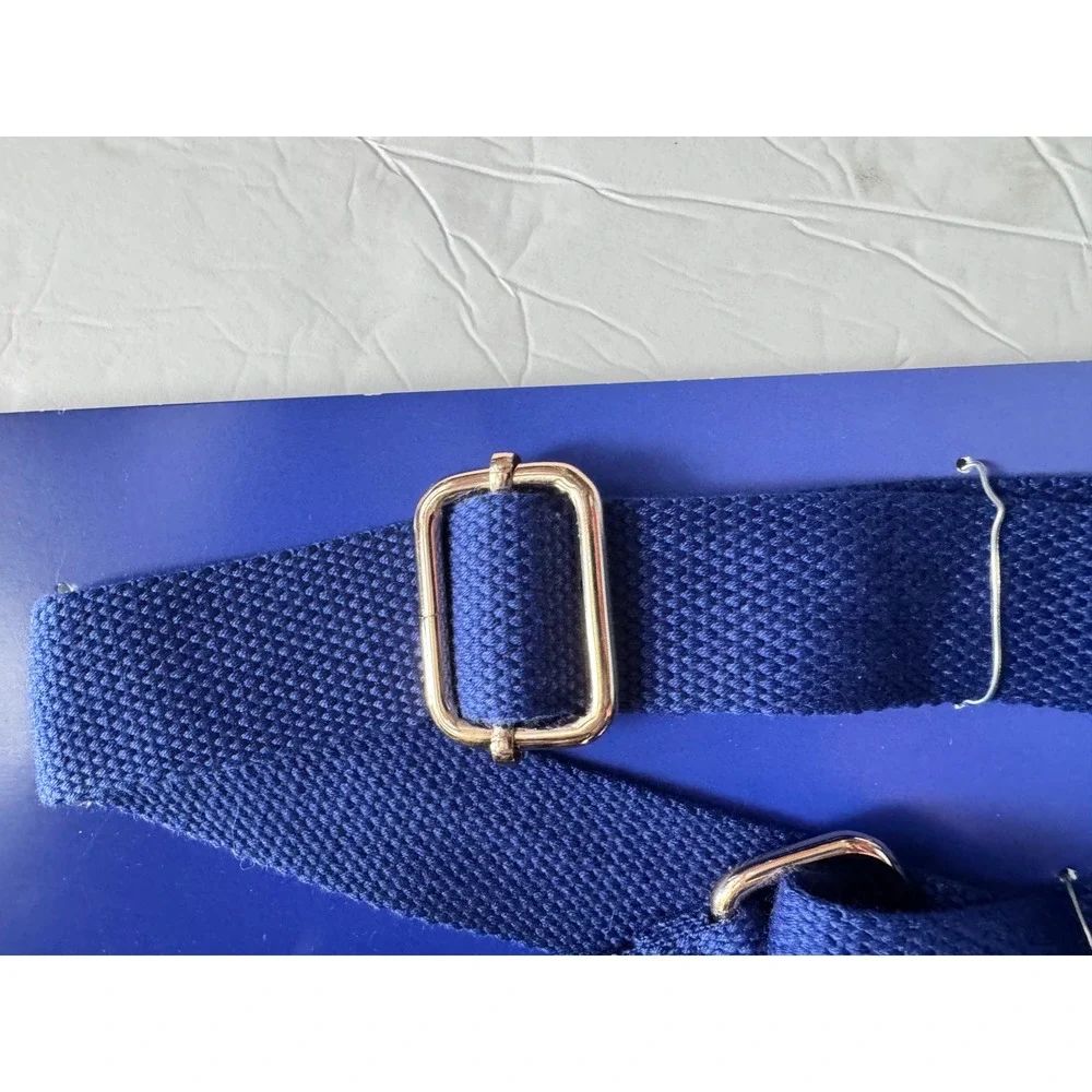 Universal Phone Crossbody with Wallet Royal Blue Adjustable Strap Gold Hardware